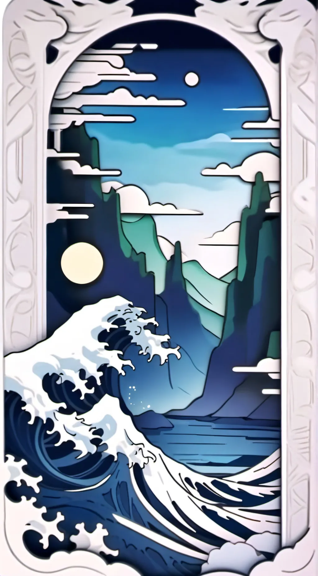 ai character: Dark lore background