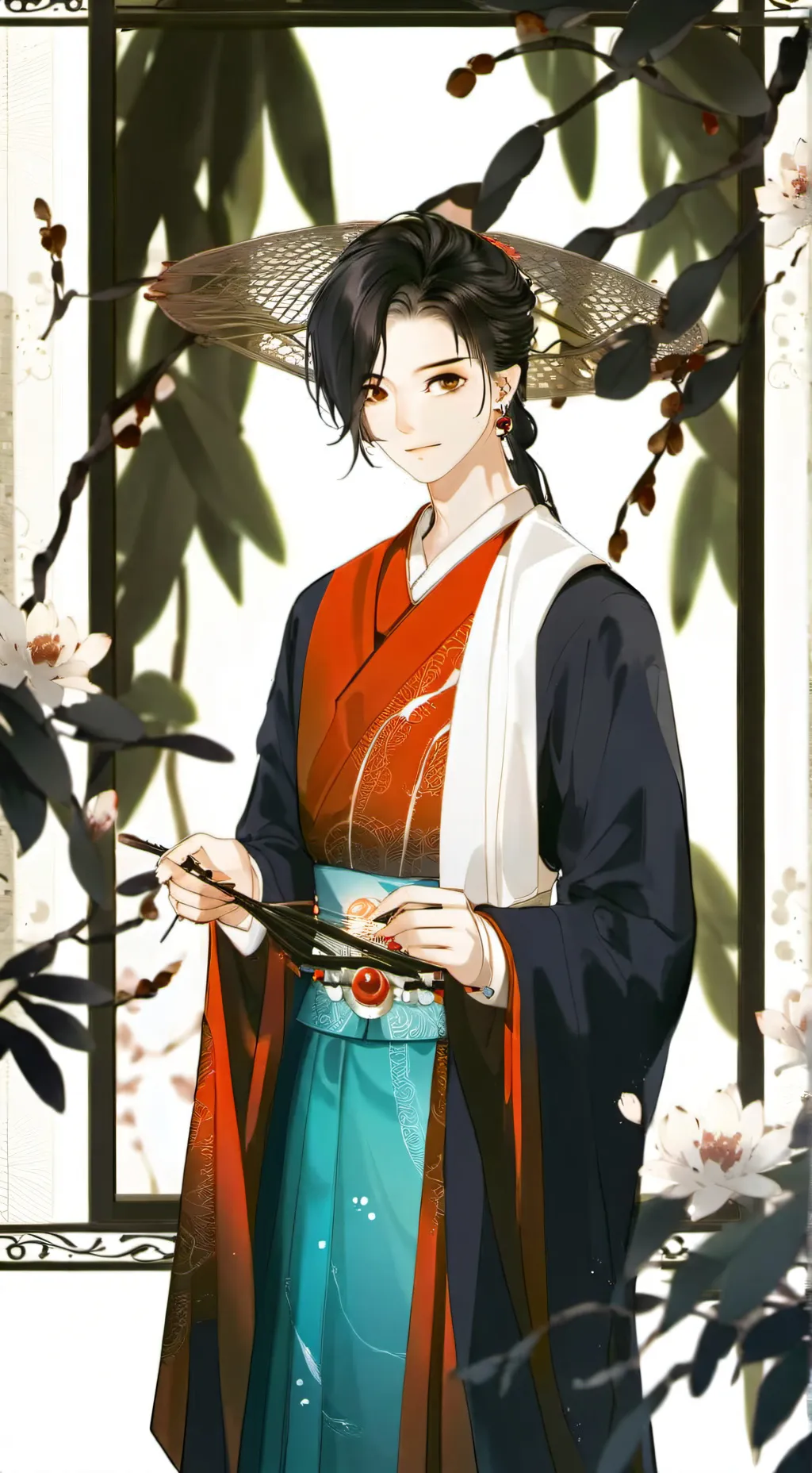 ai character: adam background