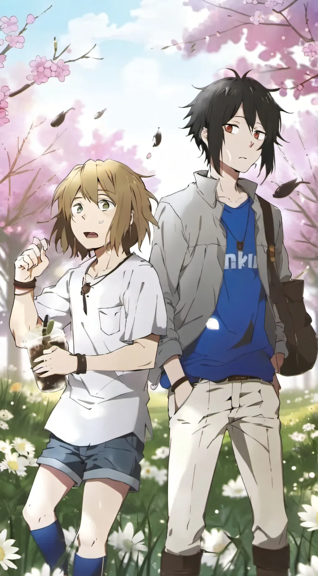 ai character: Denki  background