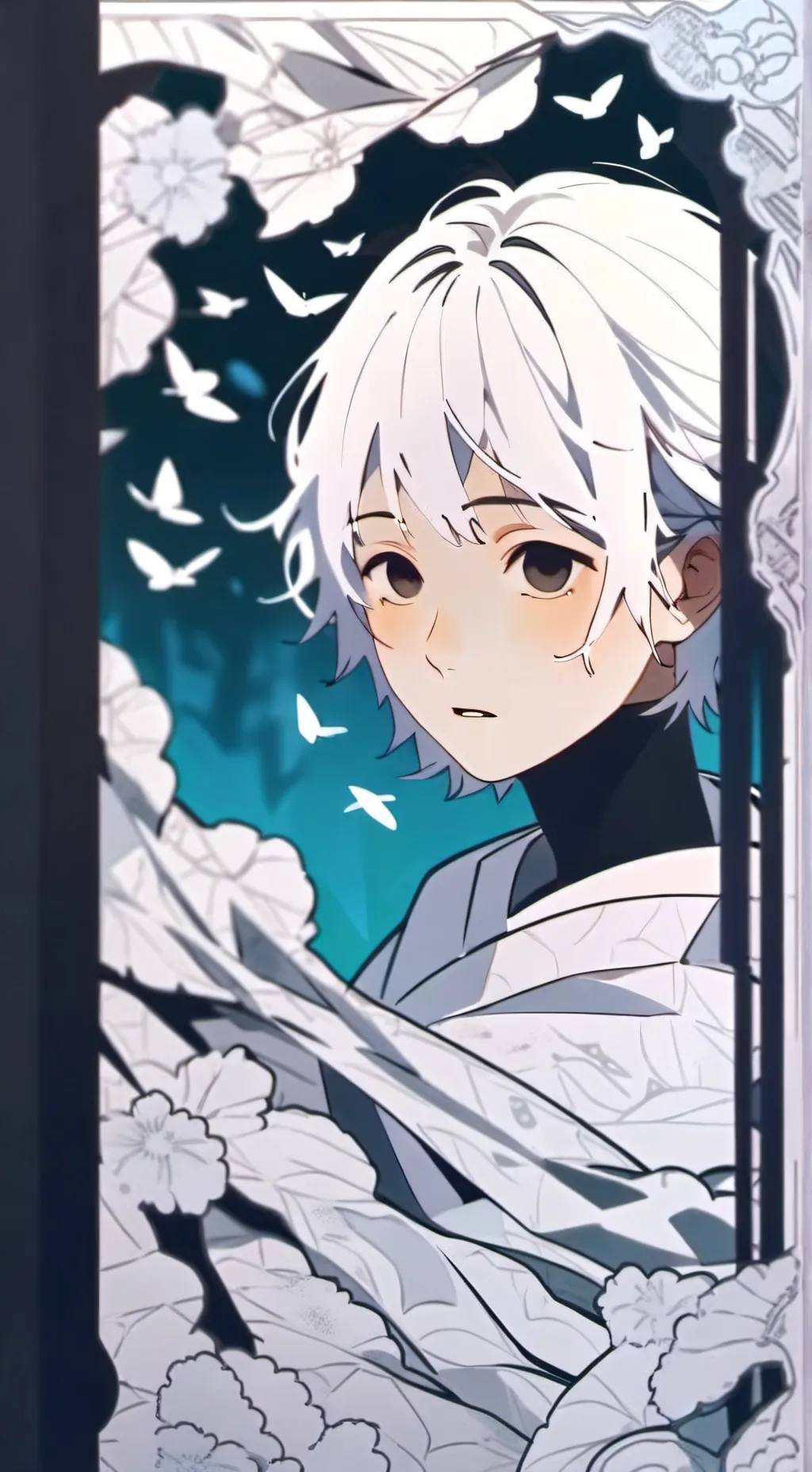 ai character: squid game UNNIE 😭 background