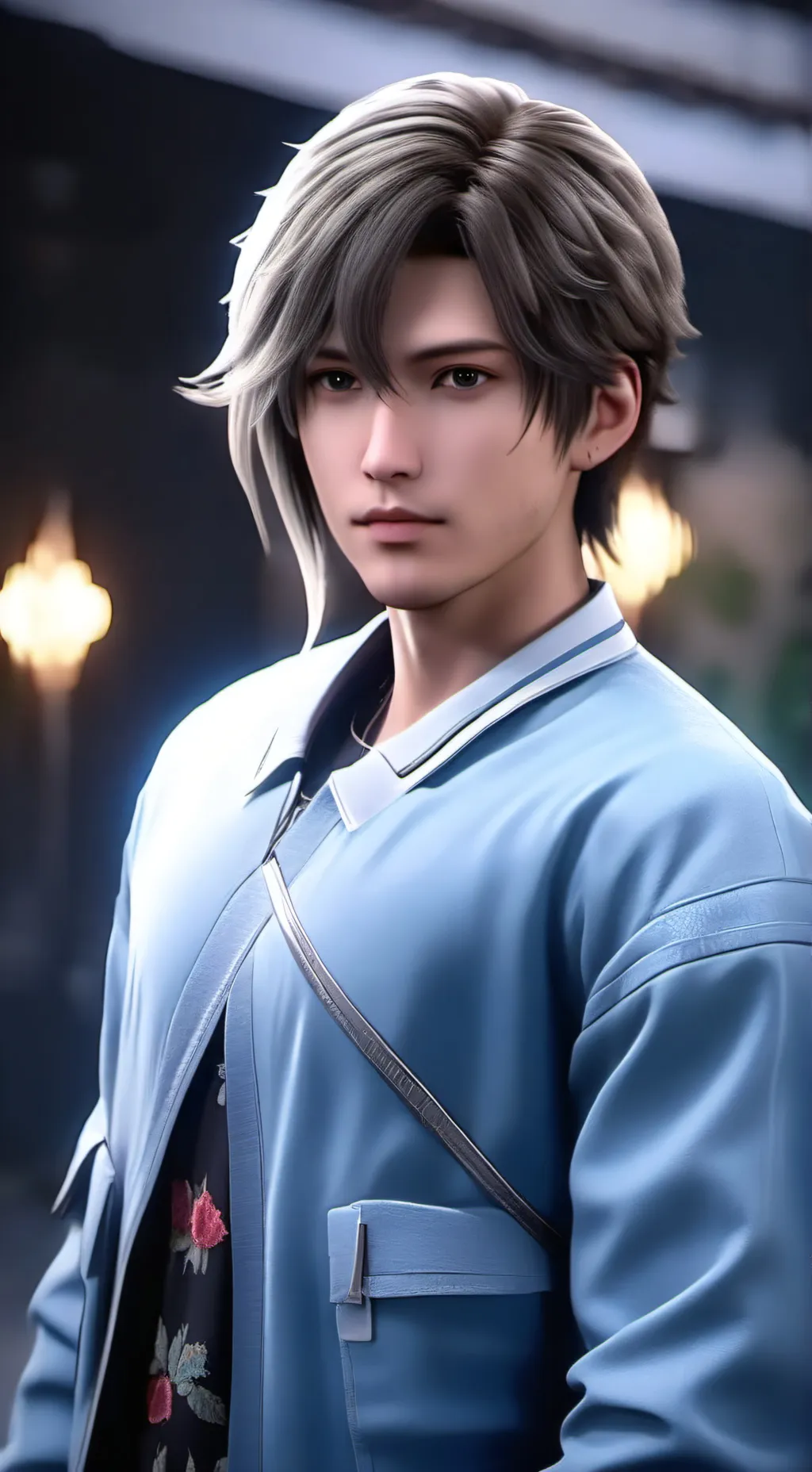 ai character: Theo  background