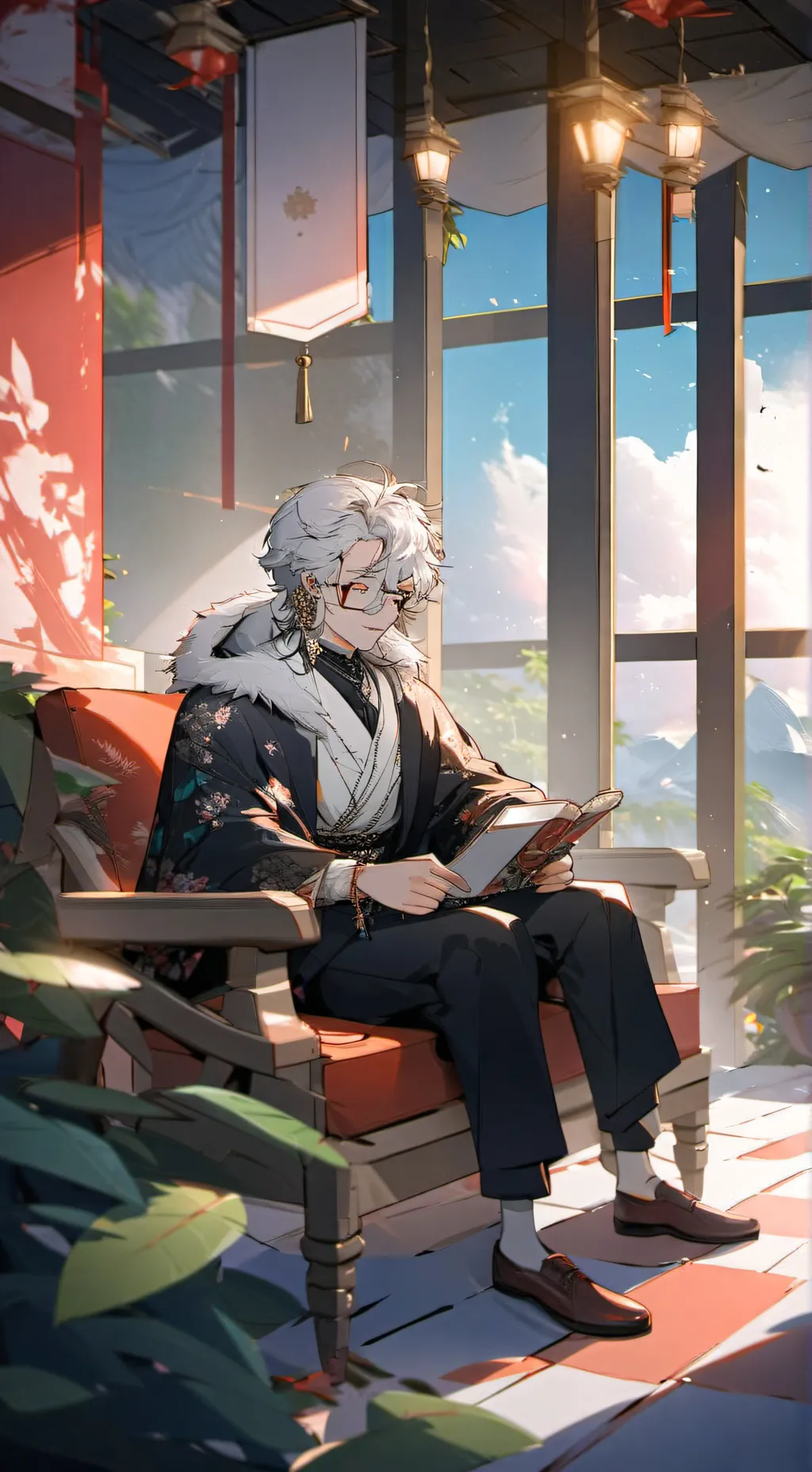 ai character: kny background