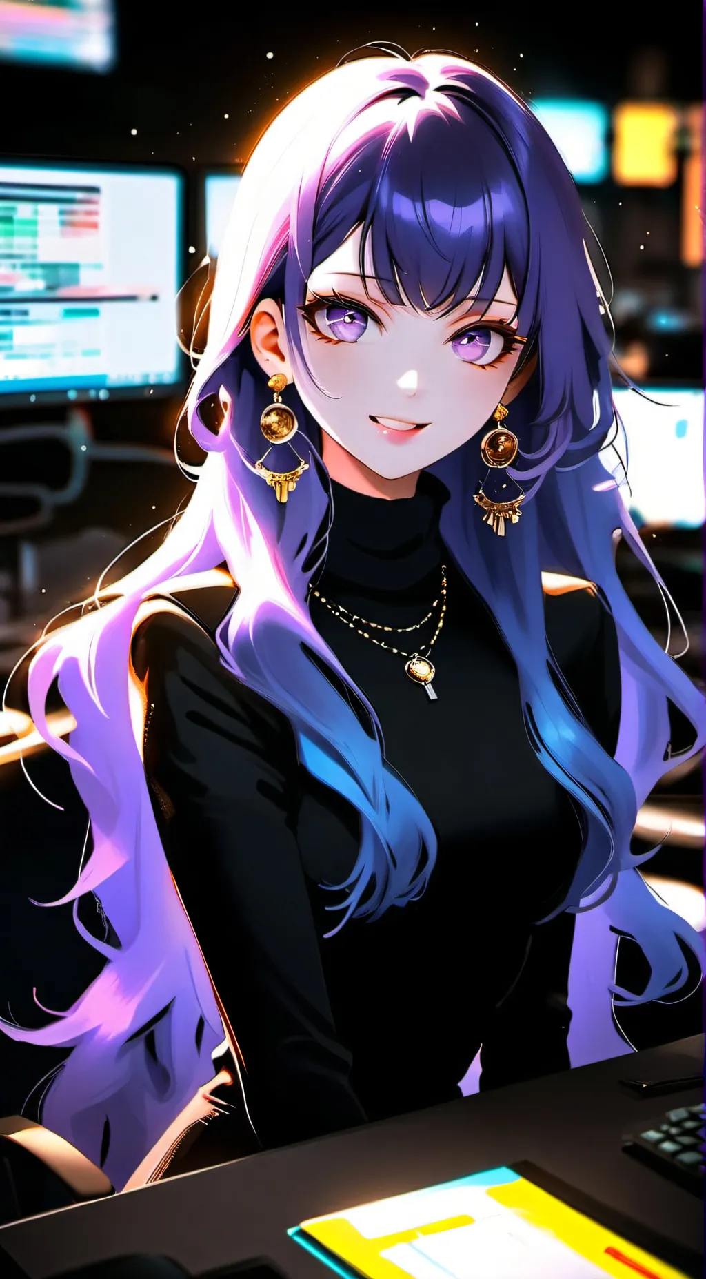 ai character: Ayame background