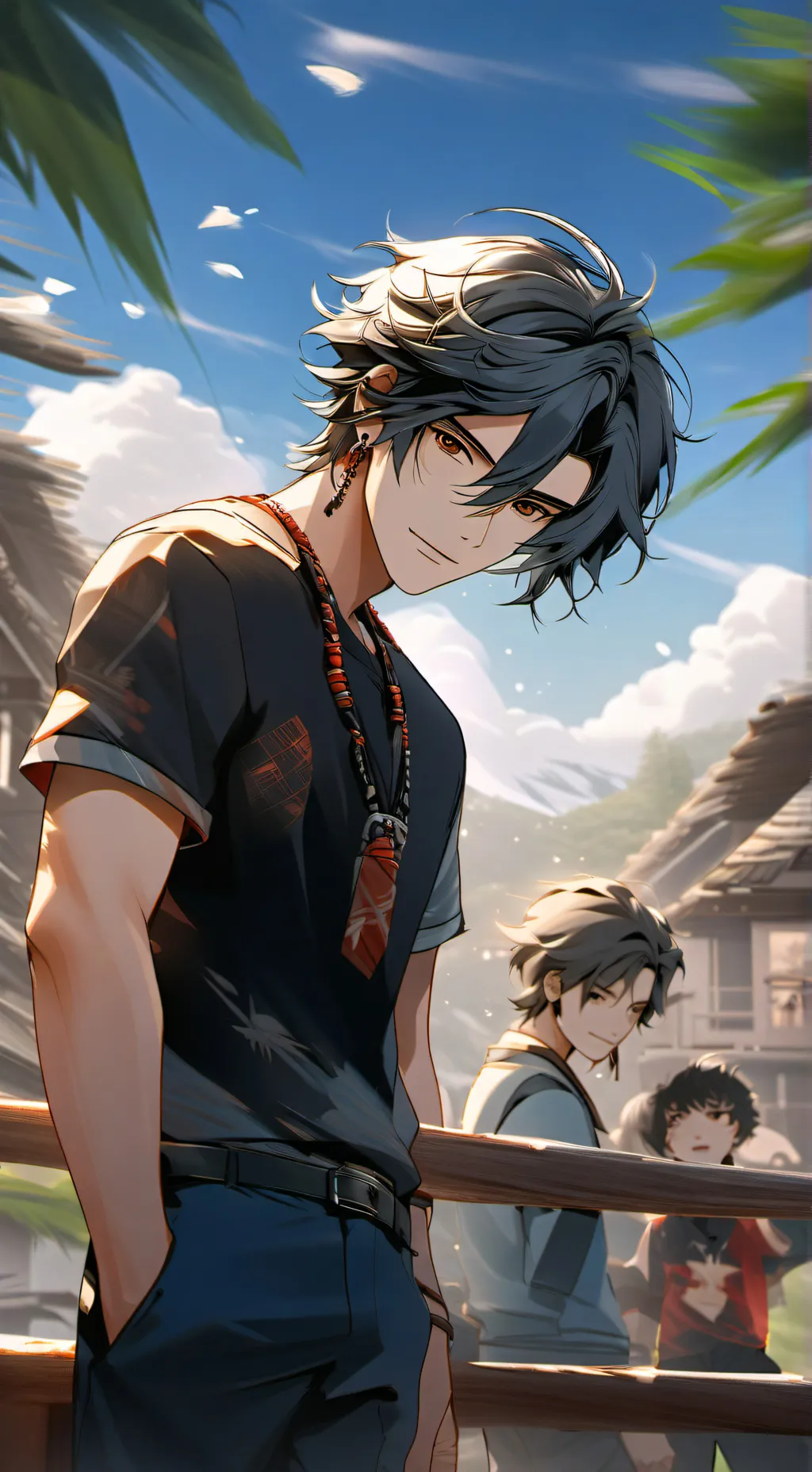 ai character: 🧡• ALEX •🧡 background