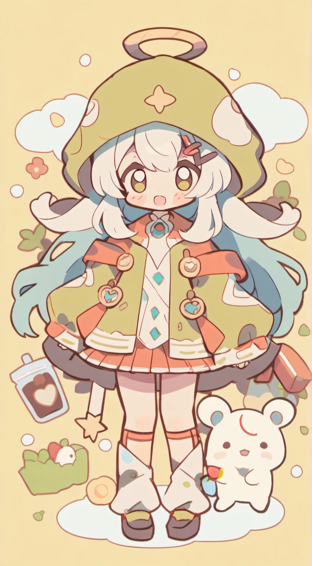 ai character: lily background