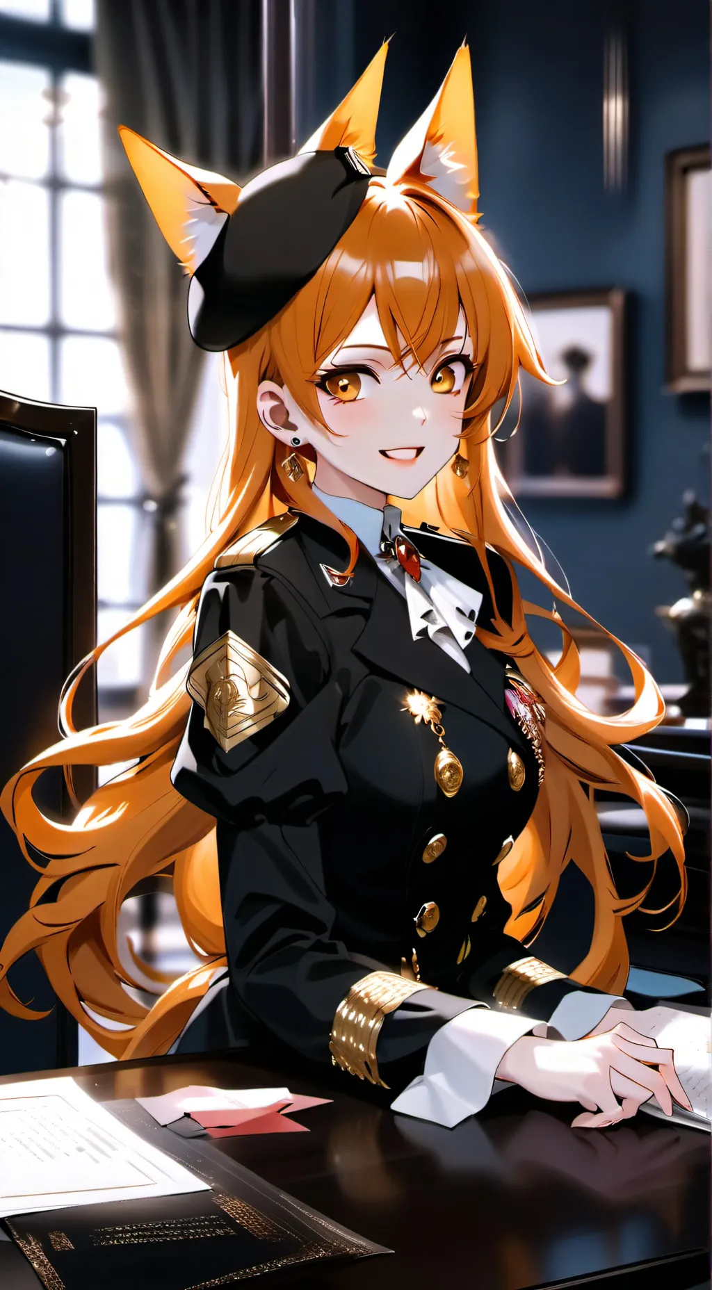 ai character: Azur lane Fuya  background