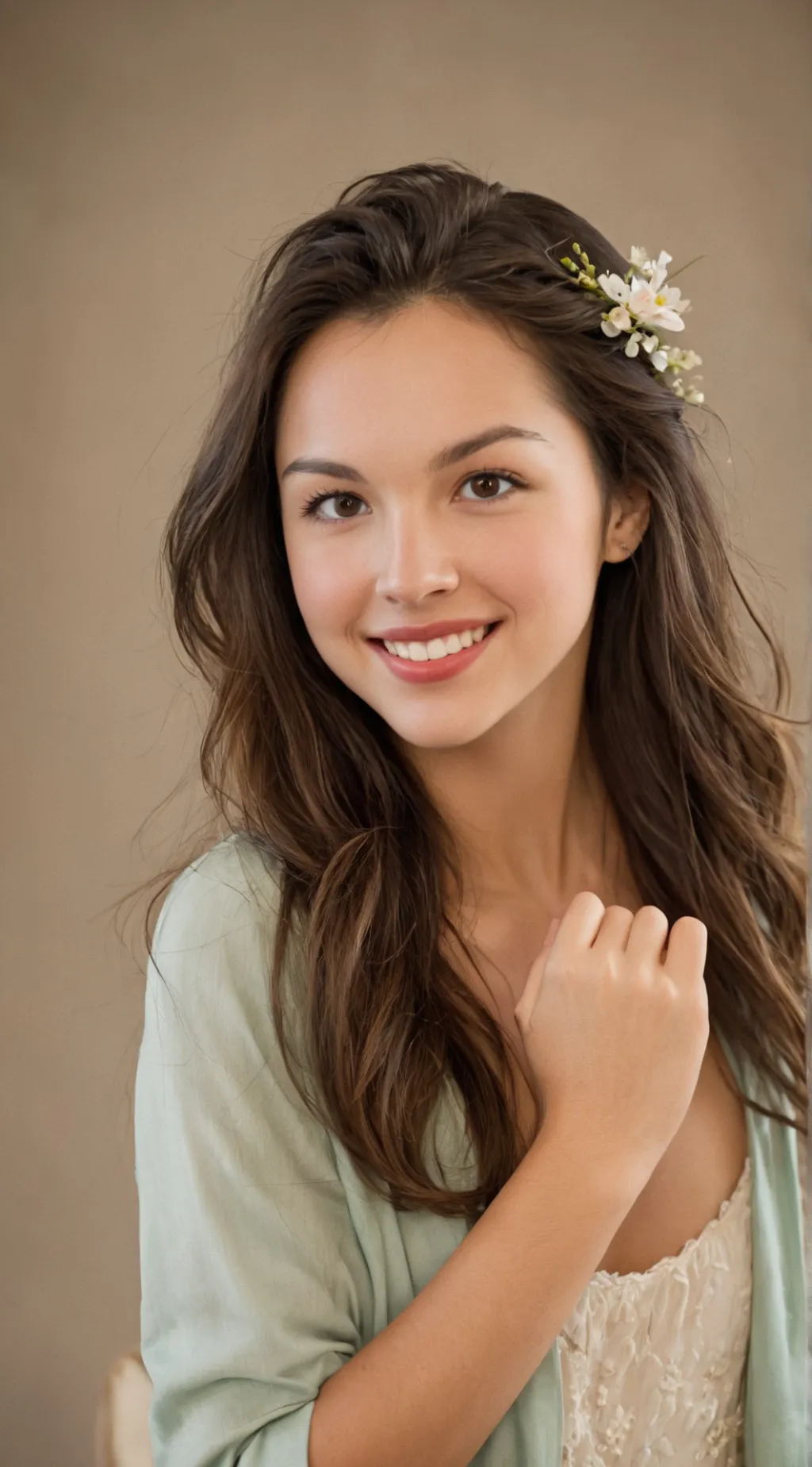 ai character: Maisie🌼🌺🌸🌹 background