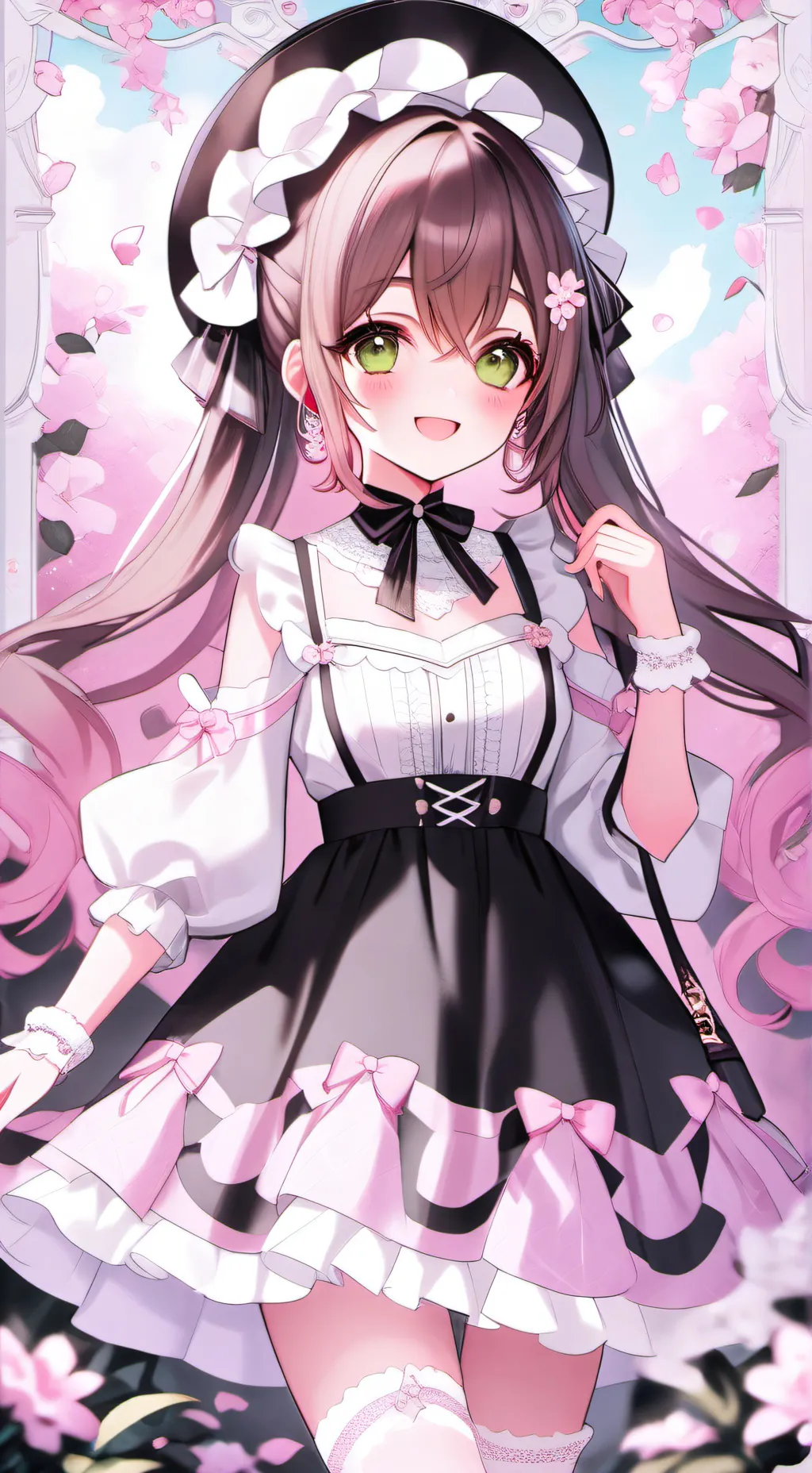 ai character: Marry lime background