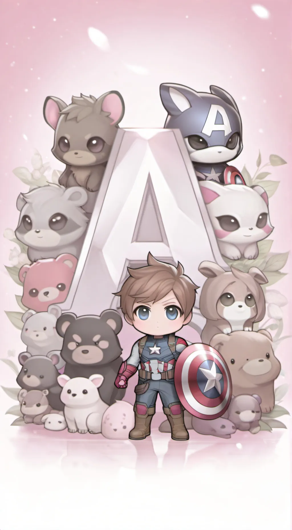 ai character: Avengers! (Animal) background