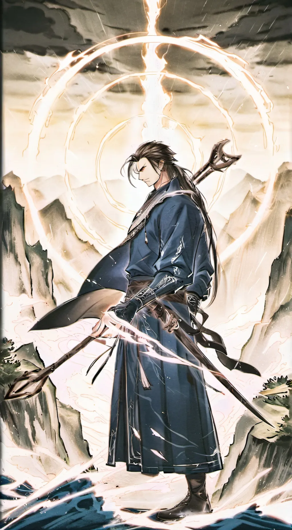 ai character: ninja mortal  background