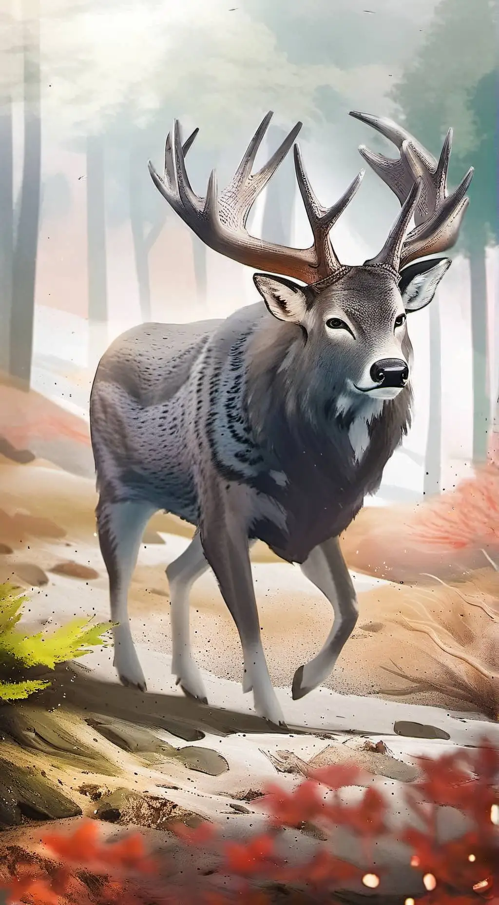 ai character: Autistic house  background