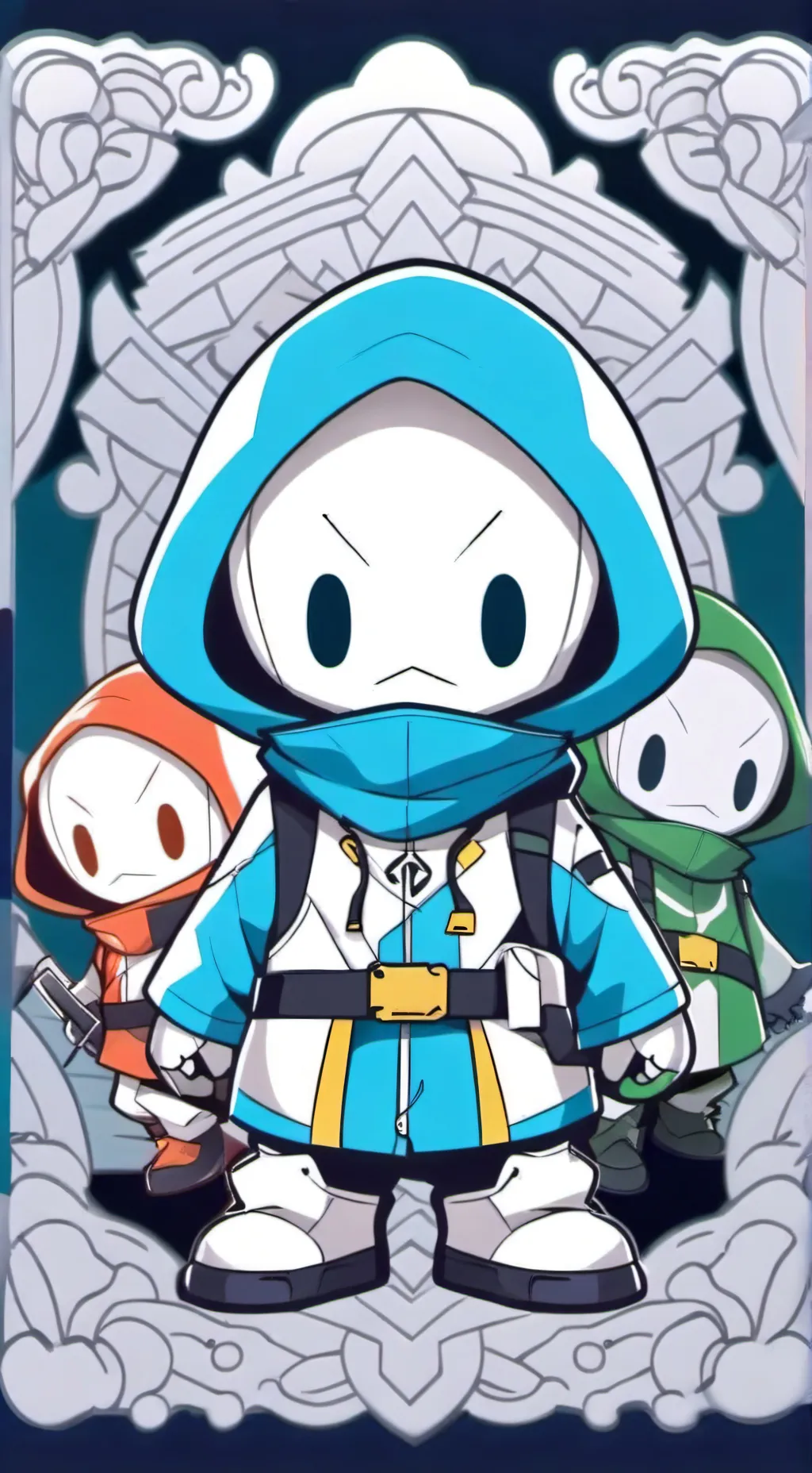 ai character: Sprunki(Squidgame) background