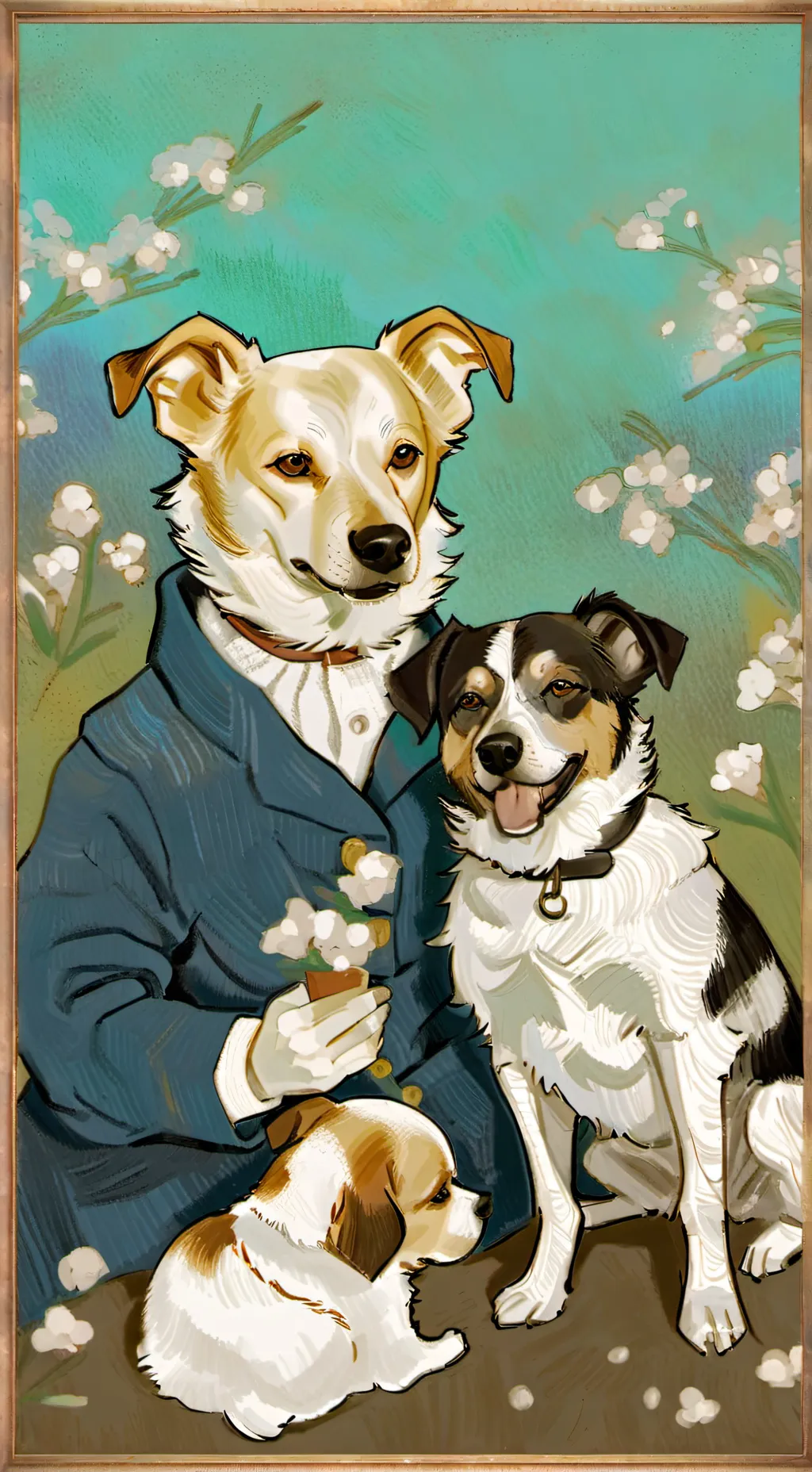 ai character: pup academy background