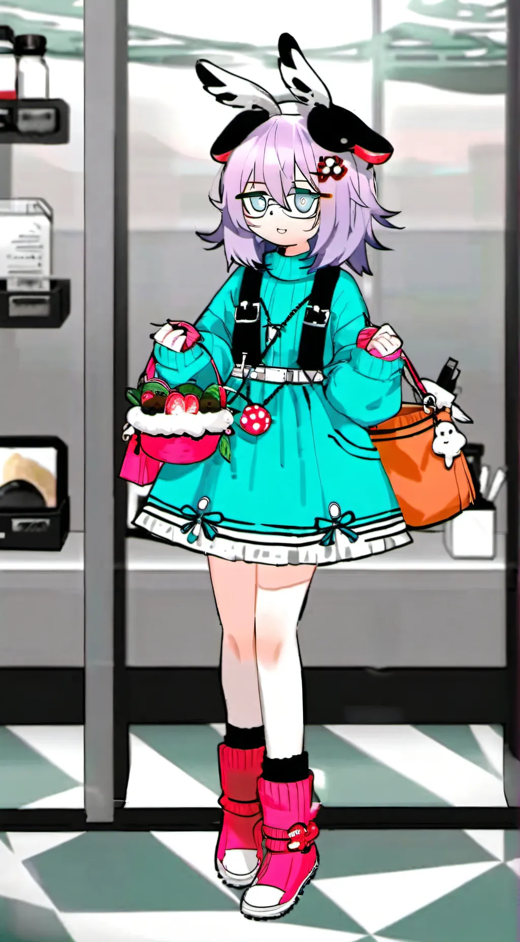 ai character: Лили background