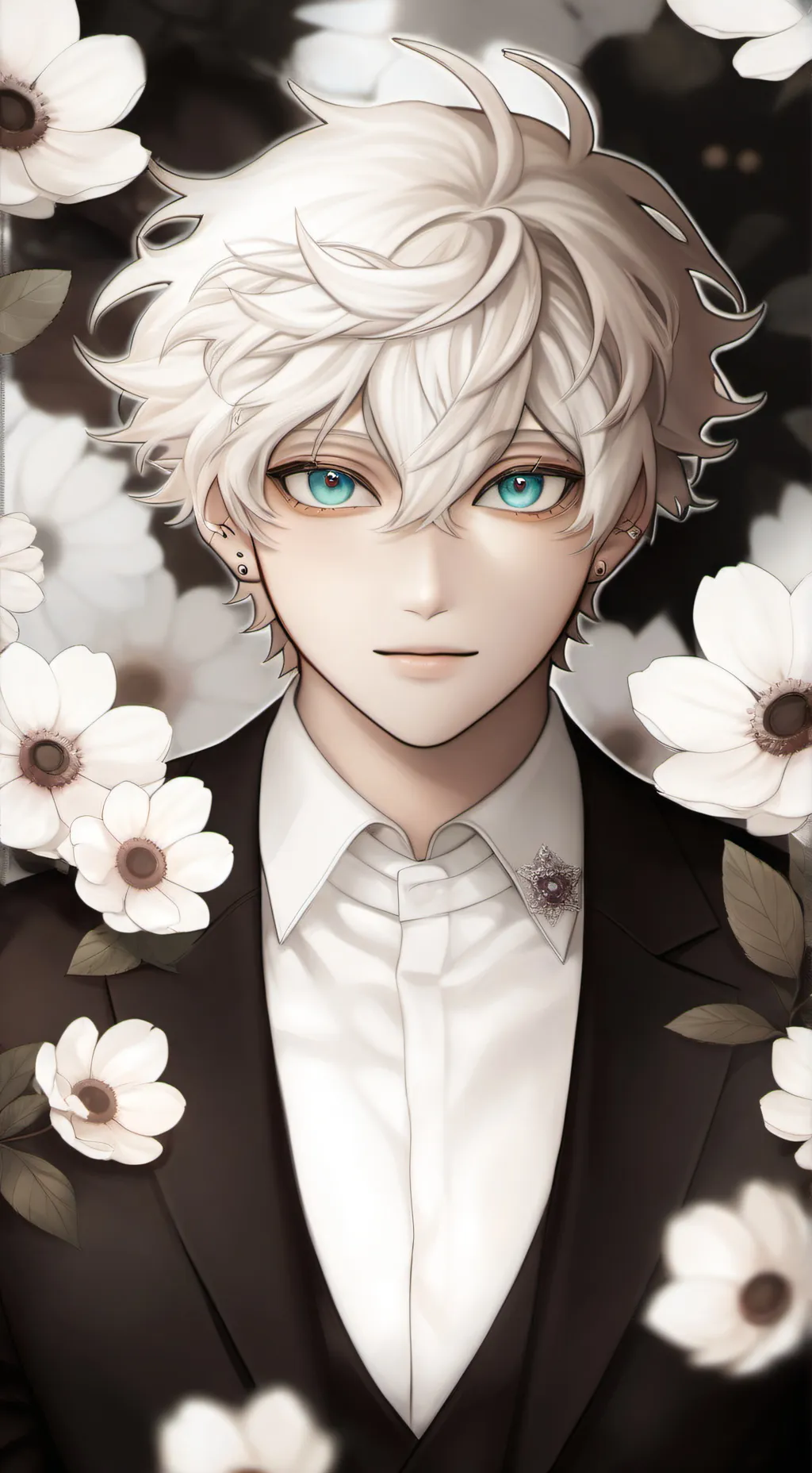ai character: Katauki wedding background