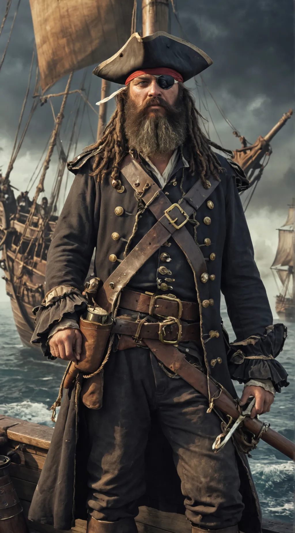 ai character: One Eye Jack background