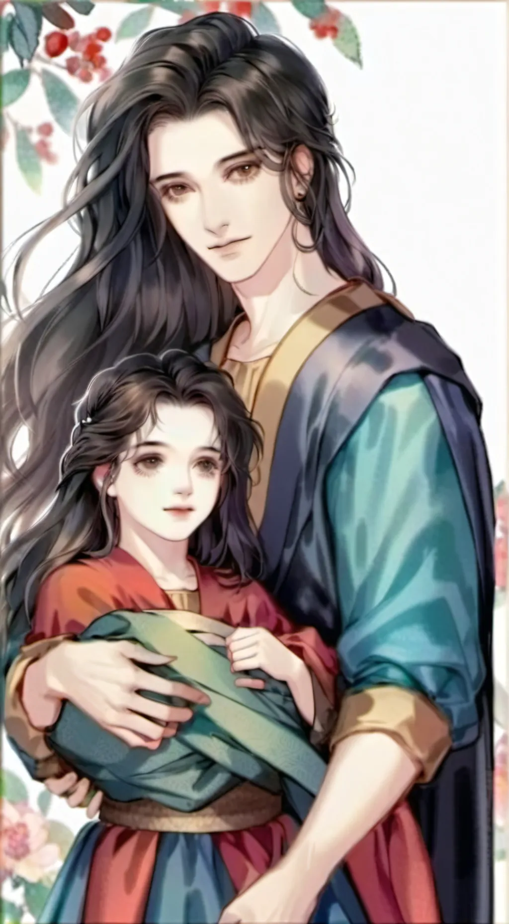 ai character: tokito y tomioka background