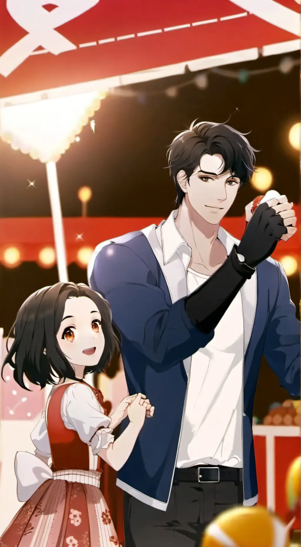 ai character: a girl from arcade background