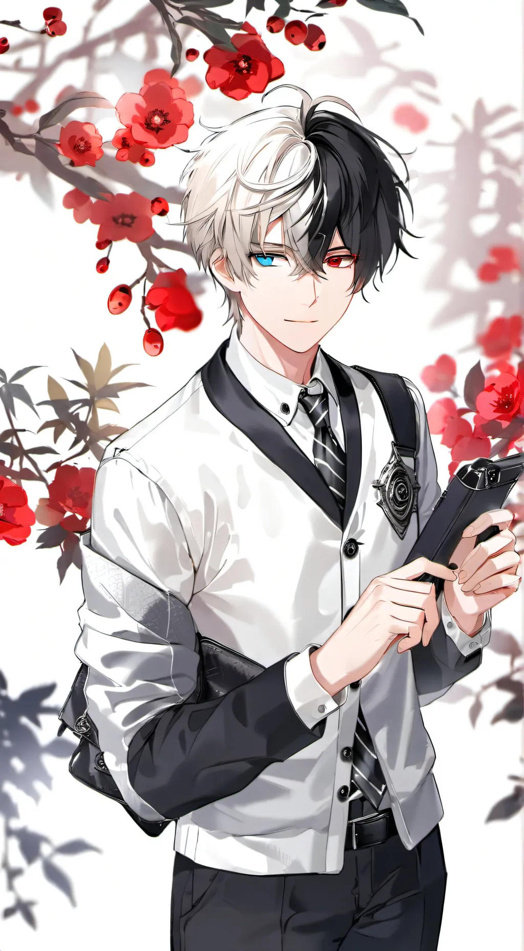 ai character: Damien  background