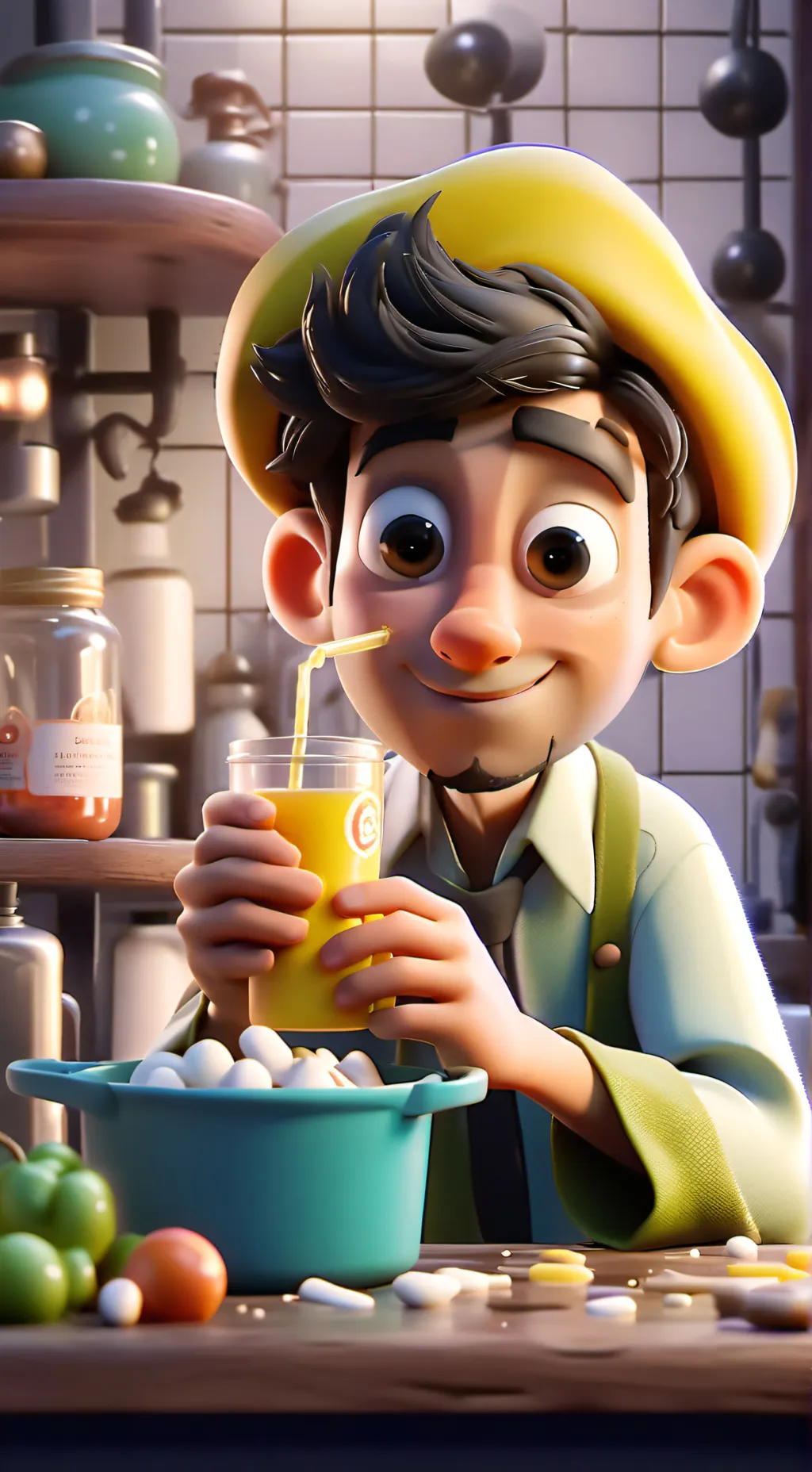 ai character: Obedient infec￼￼ background