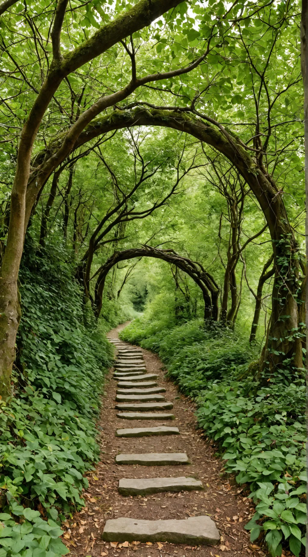 ai character: strange forest background