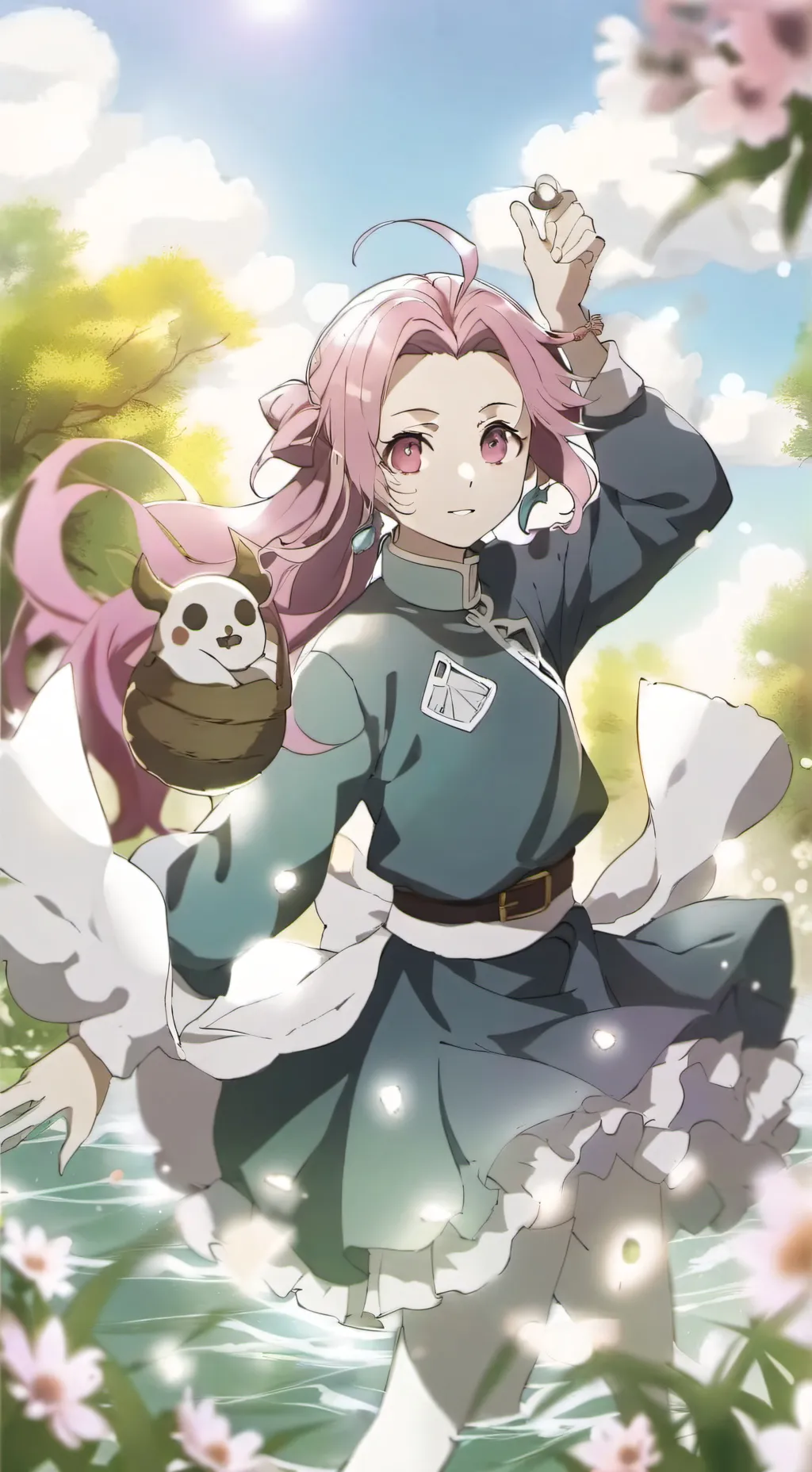 ai character: demon slayer background