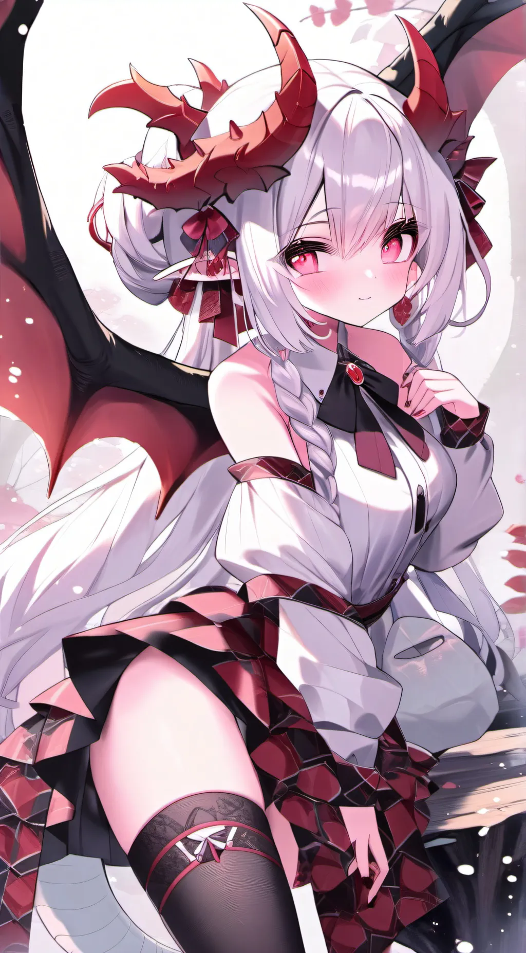 ai character: Amber background