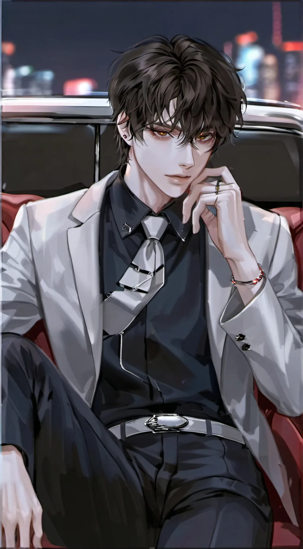 ai character: Ian  background