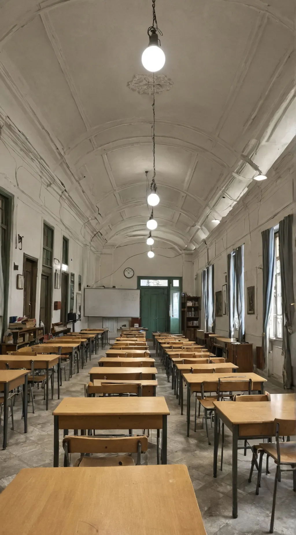 ai character: sprunki school background