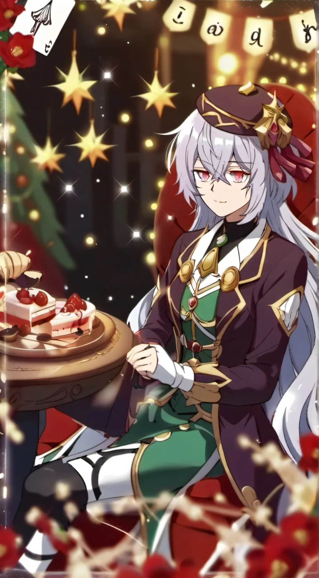 ai character: ладэ background