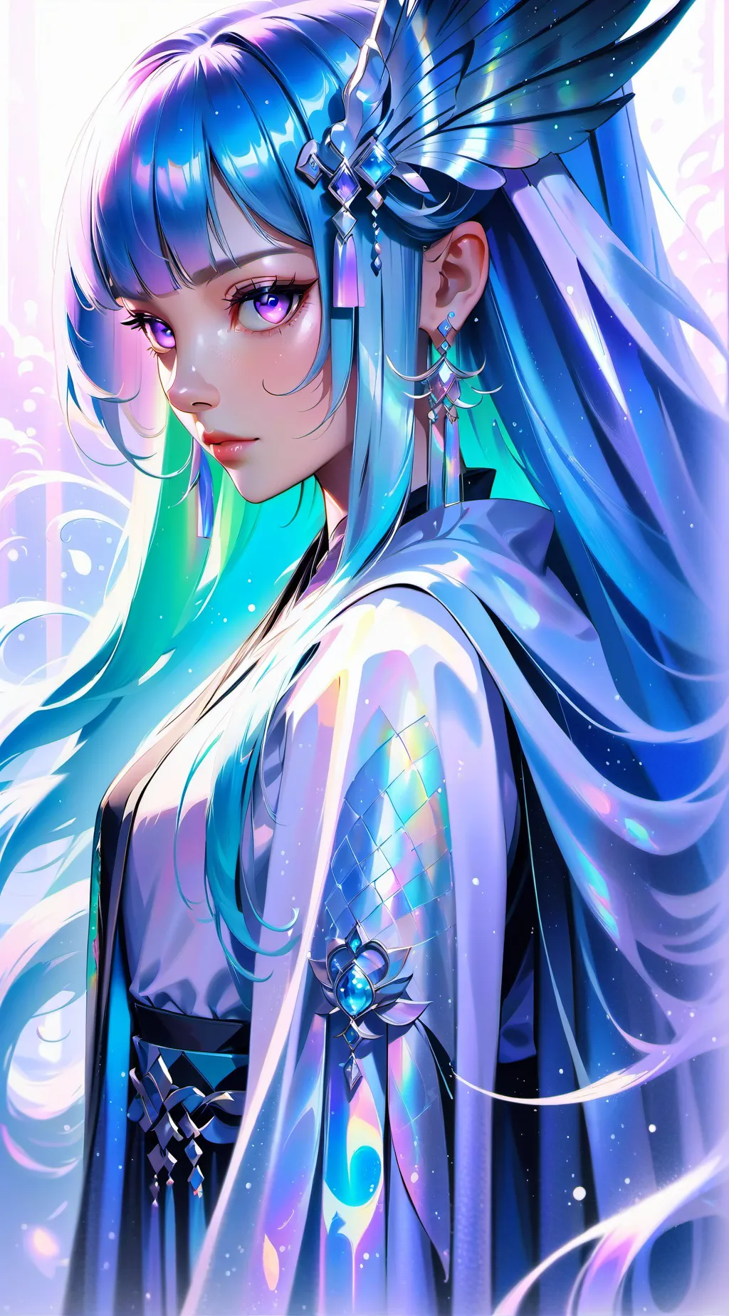 ai character: Luna background