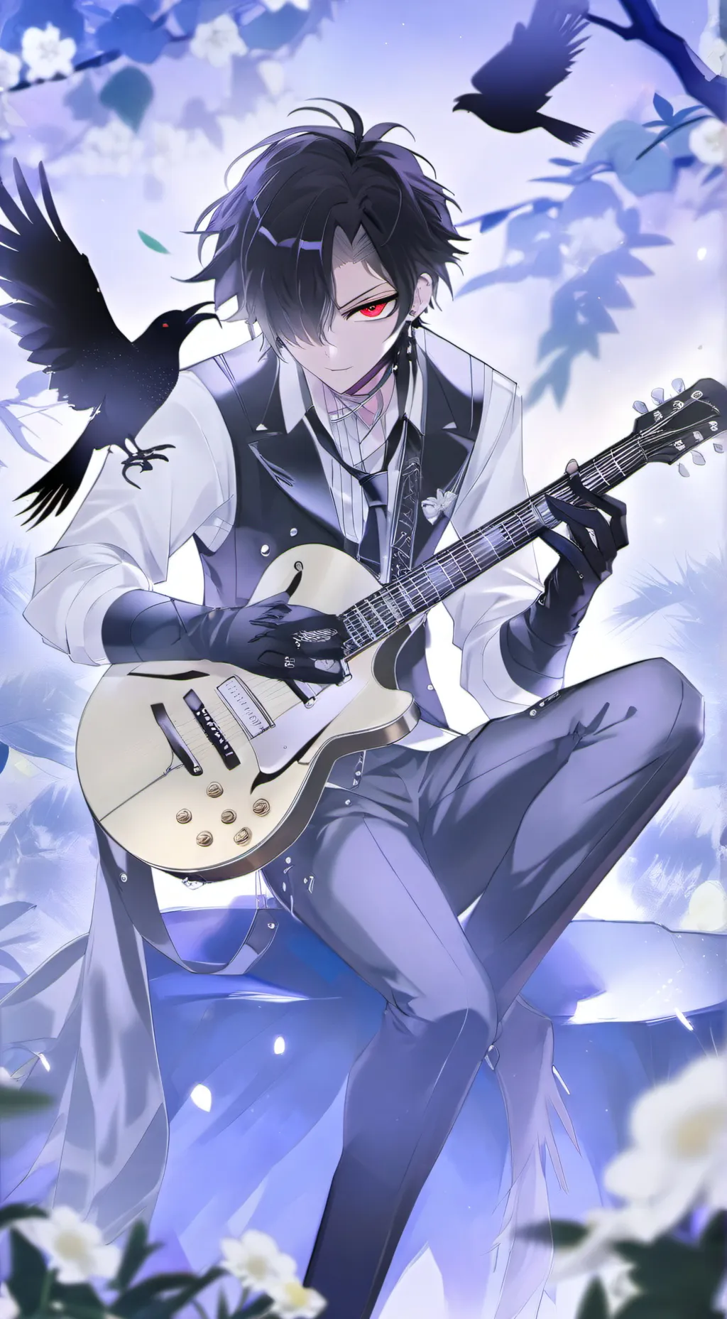 ai character: Tokoyami Music background
