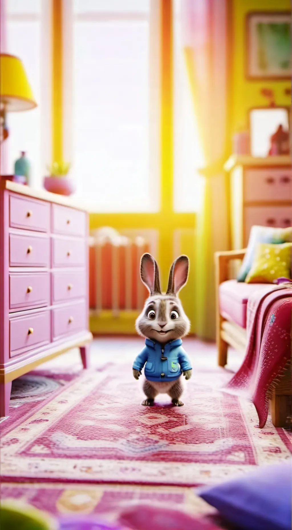 ai character: CT In your house!  background