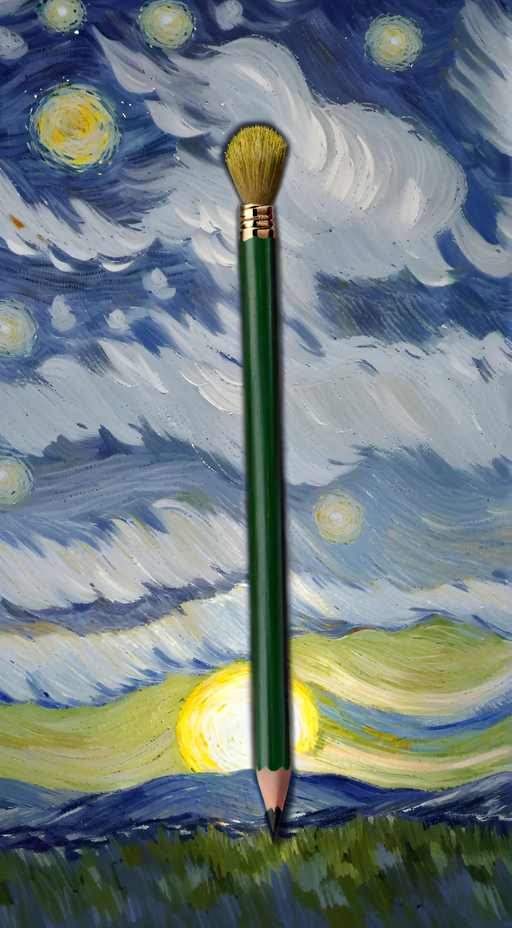 ai character: Pencil tpot 13 background