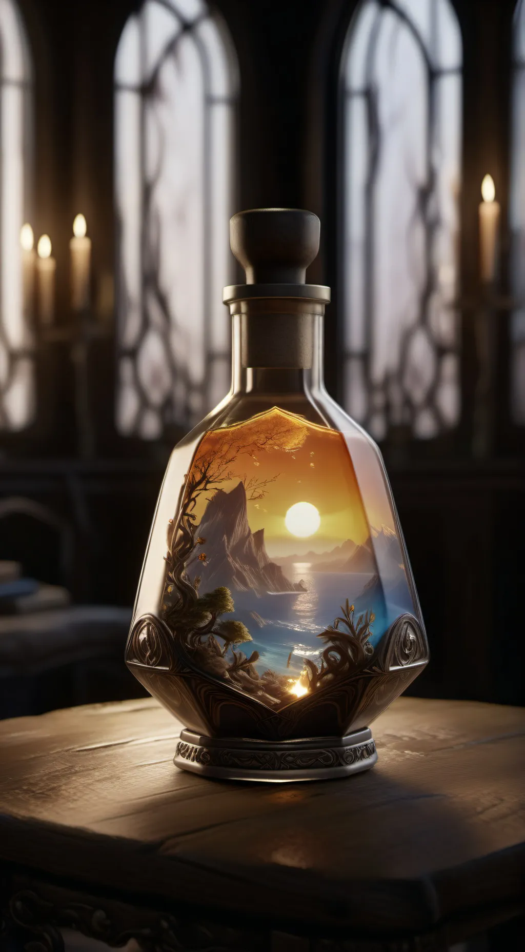 ai character: Truth potion background