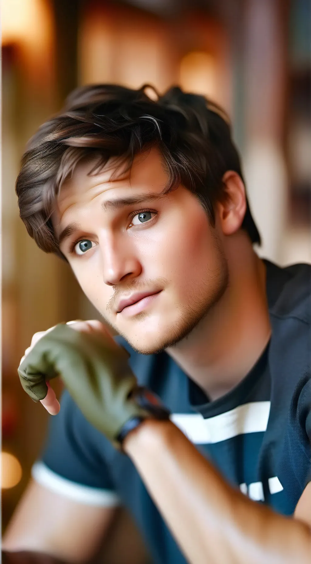 ai character: Josh Hutcherson background