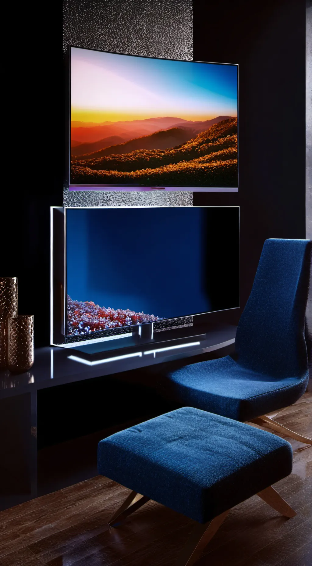 ai character: tv background