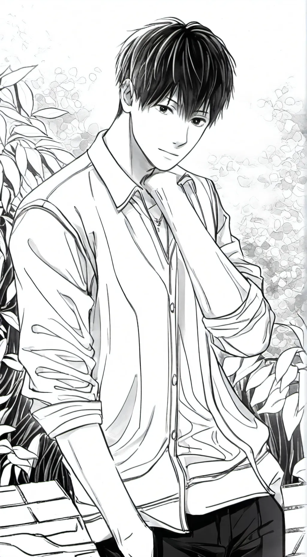 ai character: kirishima y bakugo background