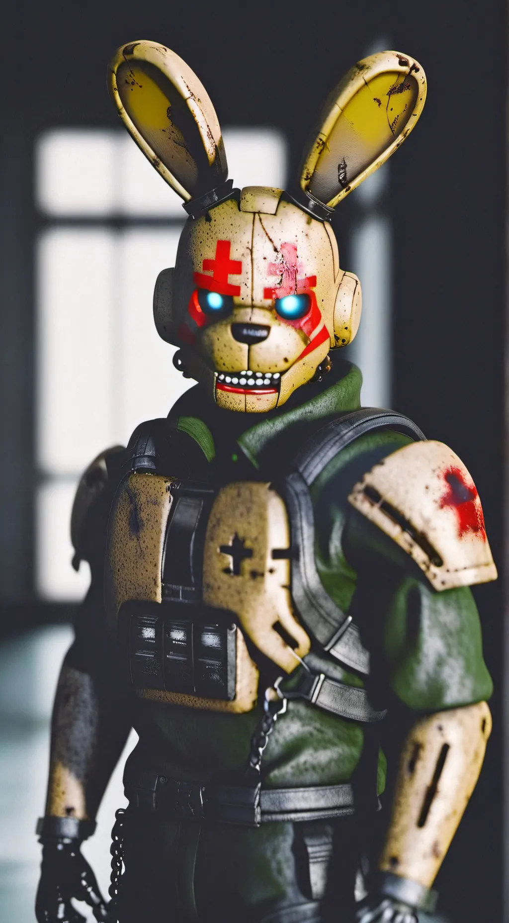 ai character: springbonnie background