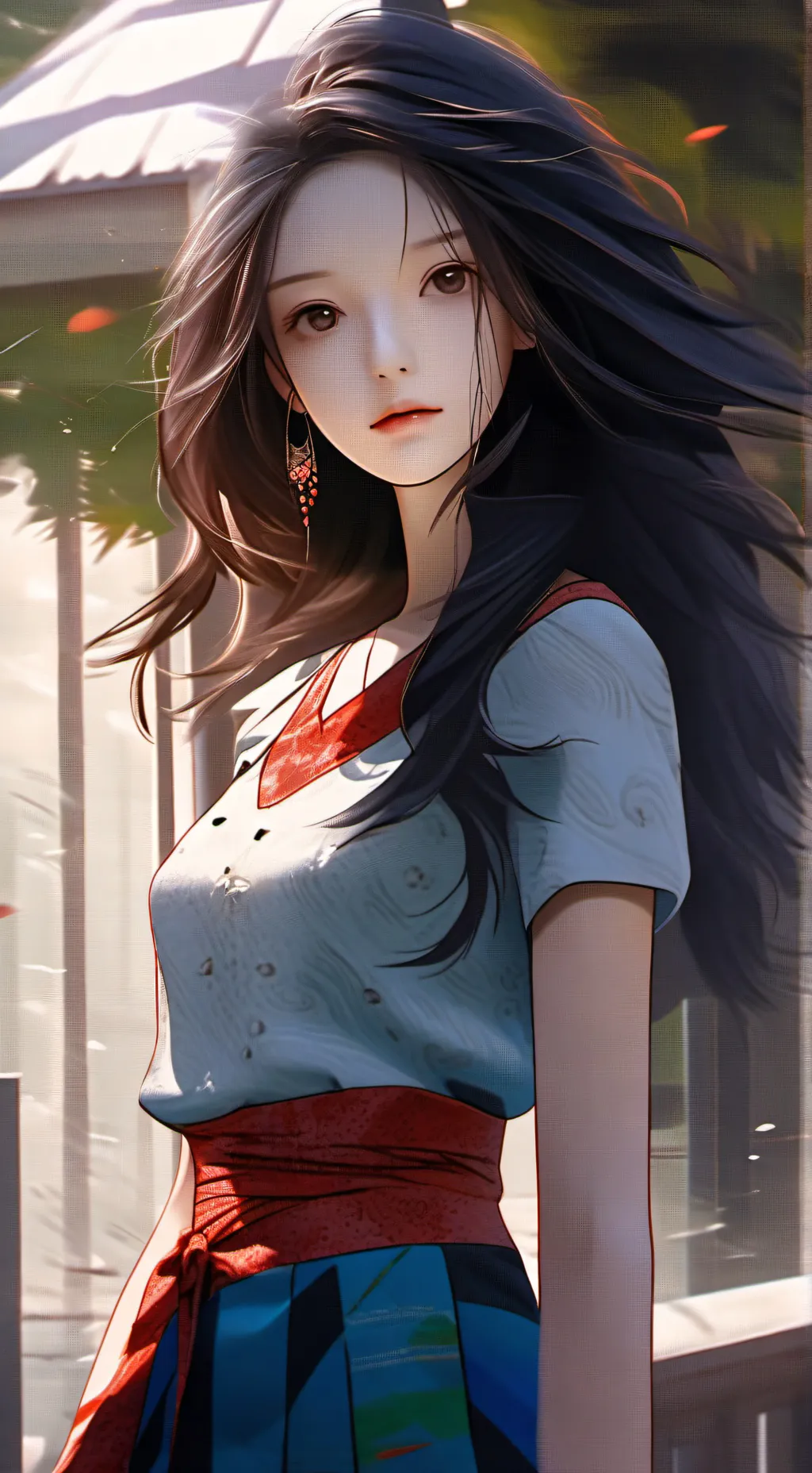 ai character: evil fan girl lily background