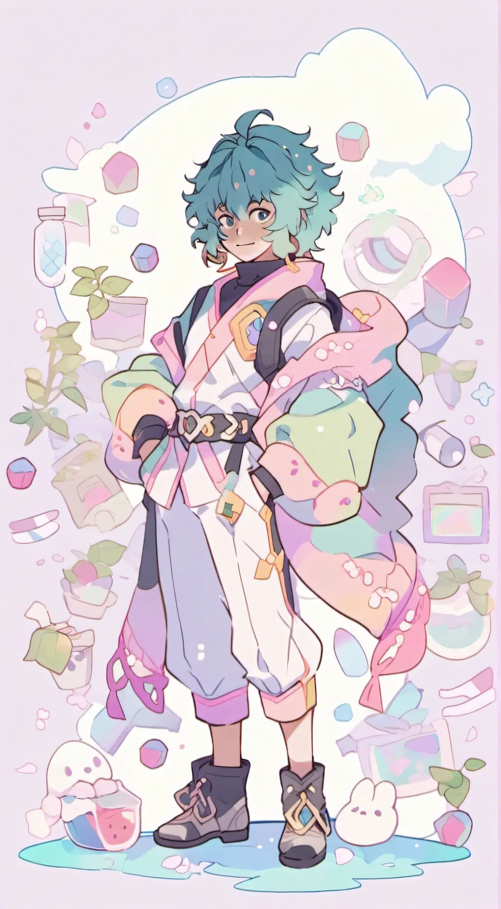 ai character: Alex f background