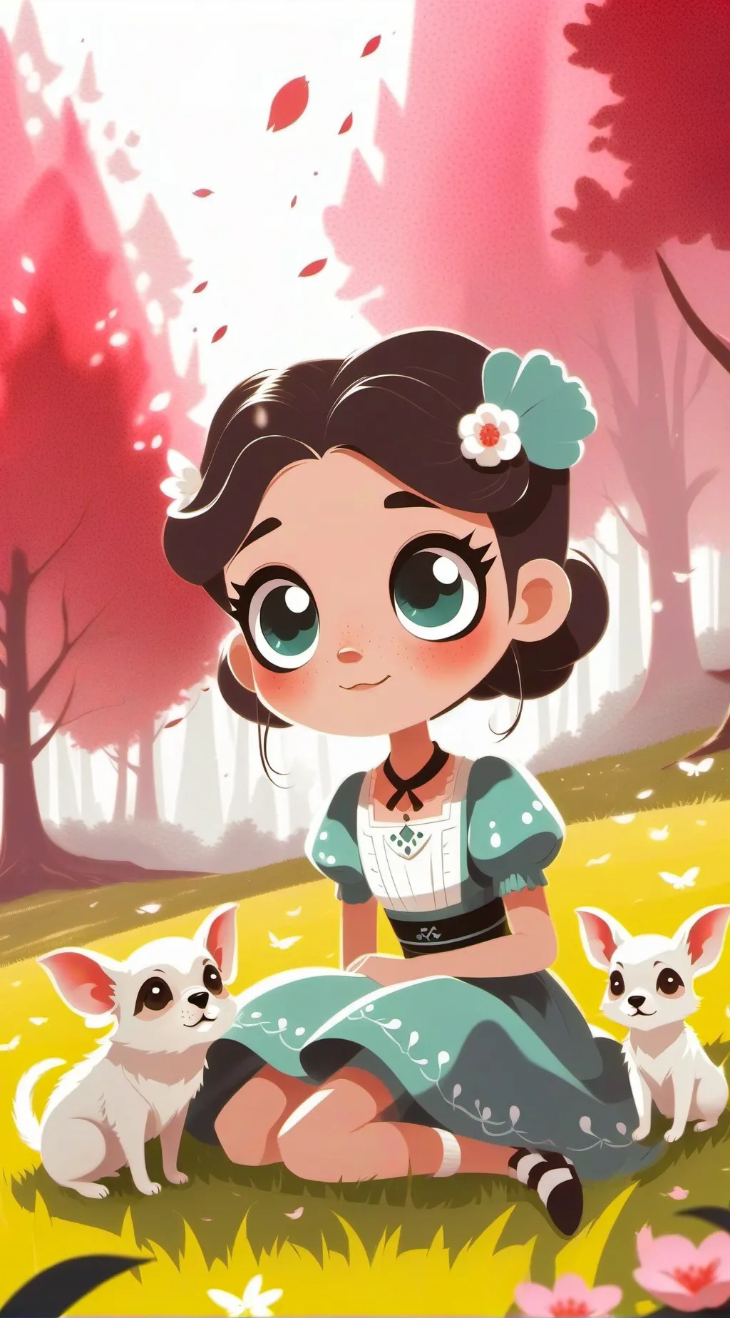 ai character: Lily  background