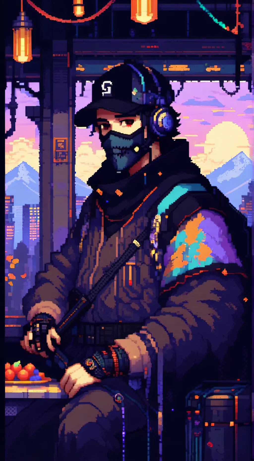 ai character: calce x xiaro background