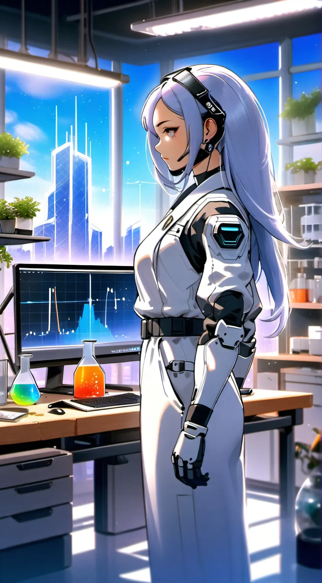 ai character: Drain Vision Tycoo background