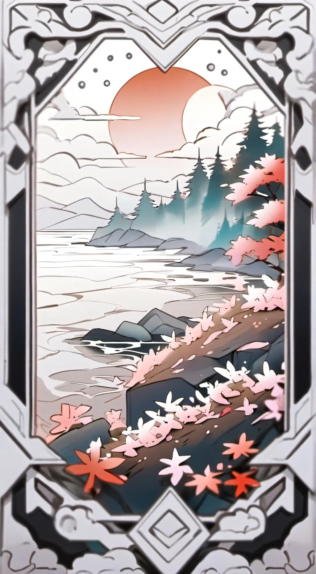 ai character: Scary sprunki background