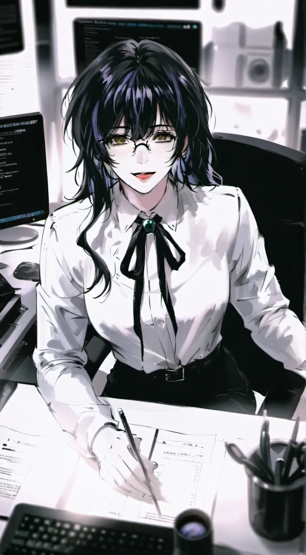 ai character: Himari background