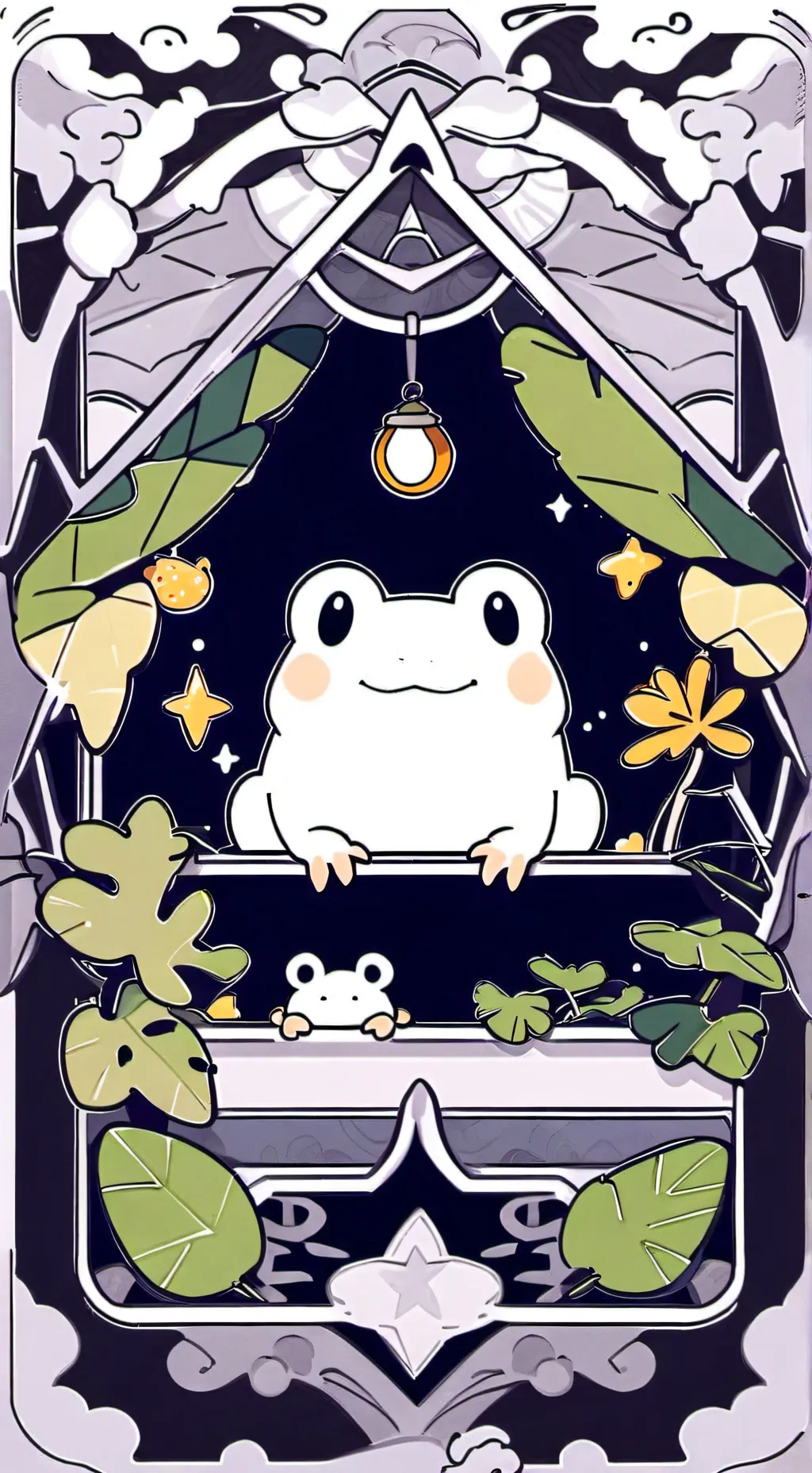 ai character: Therapy Frog :3 background