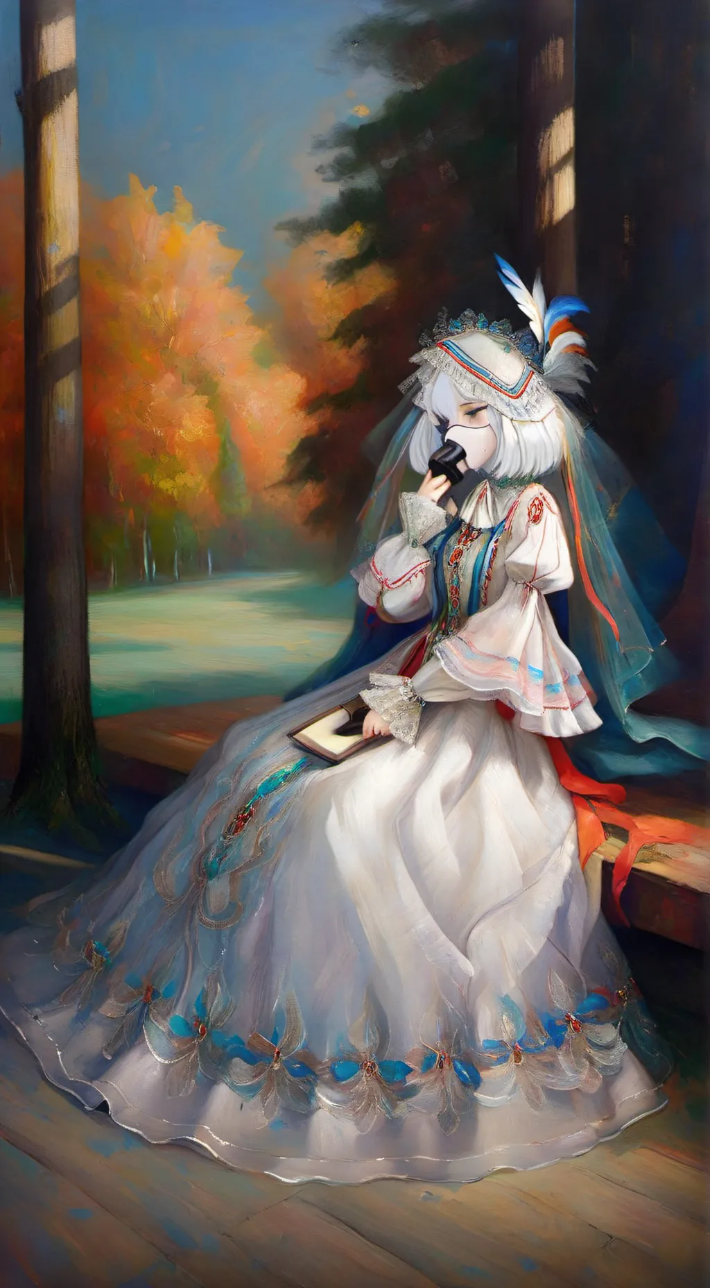 ai character: Аня  background