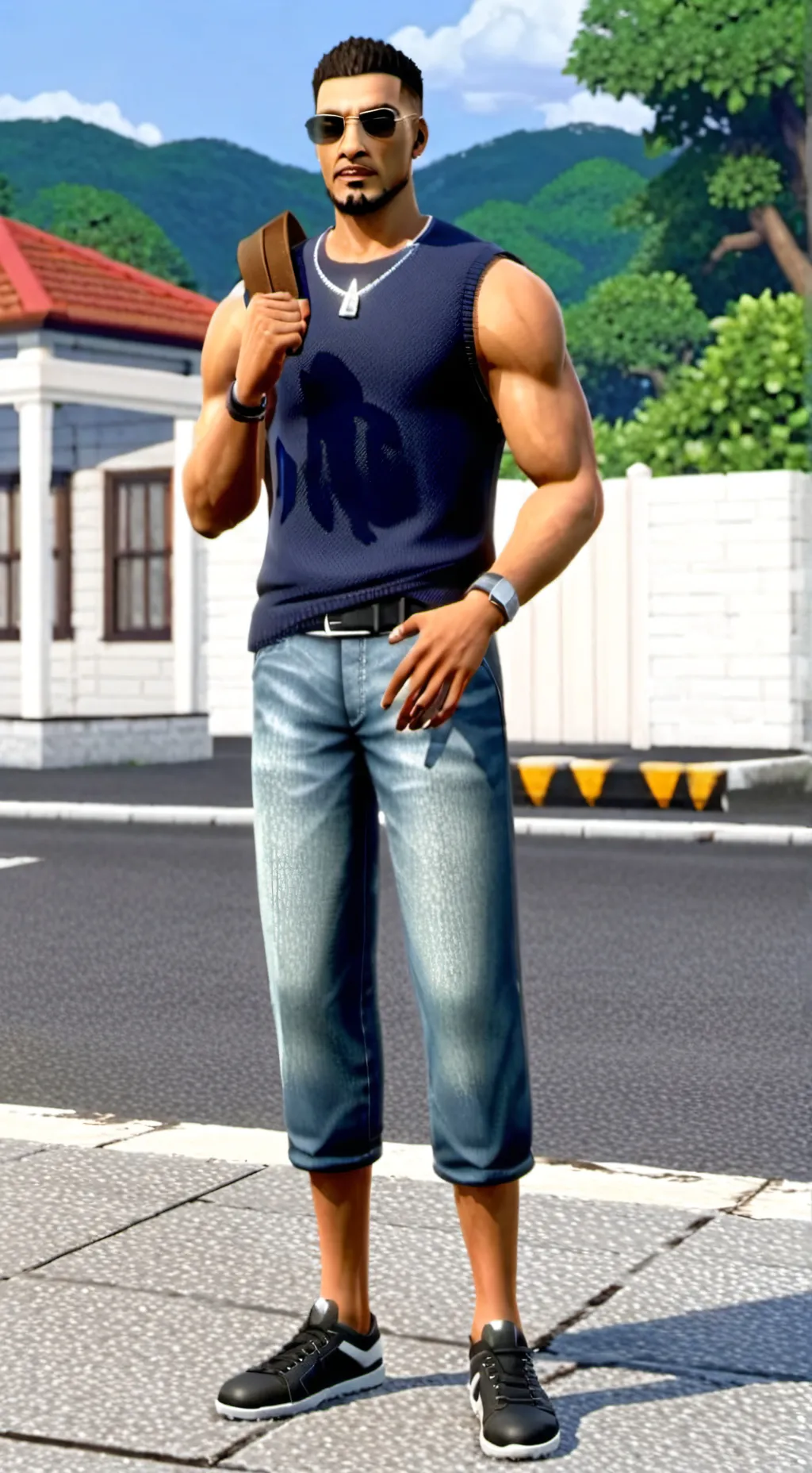 ai character: sely le Superhéro background