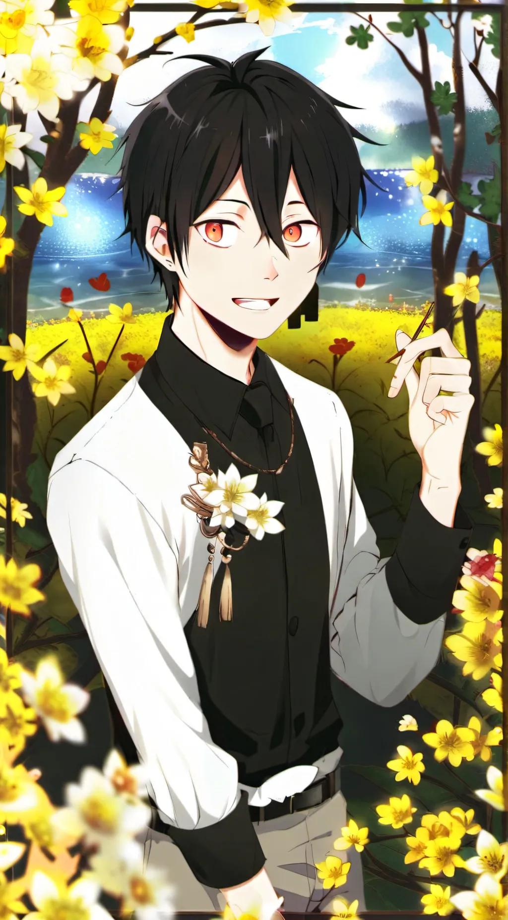 ai character: Tadashi Yamaguchi background